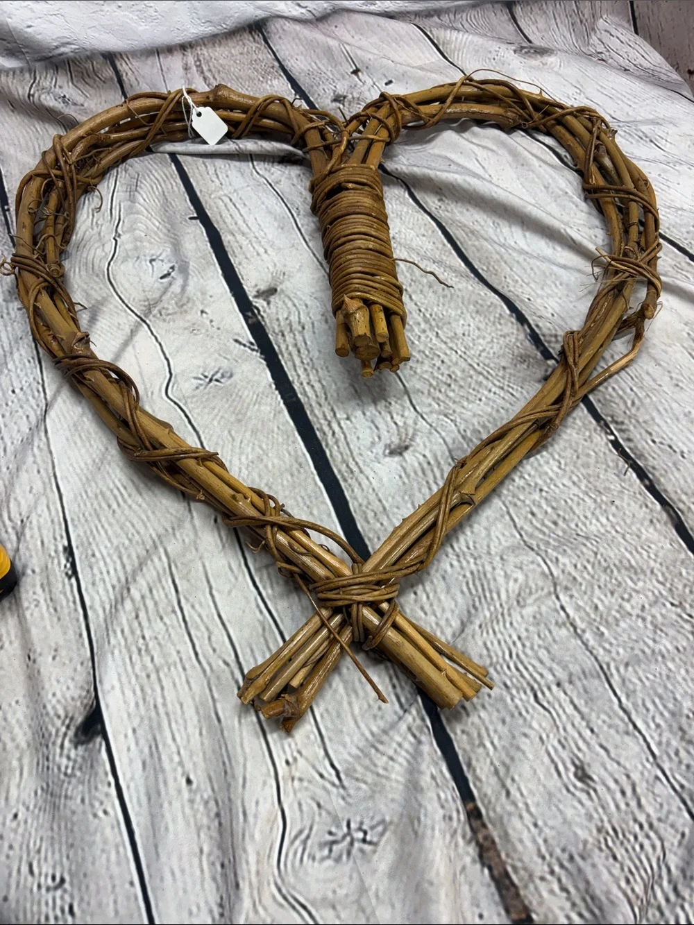 Marshalls Wicker Heart Wall Decor in Brown wood